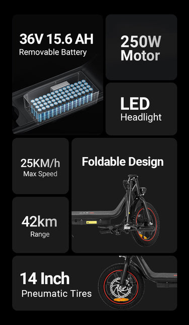 DYU C4 14 inch Foldable E-Bike image 2
