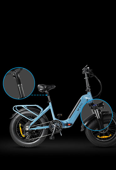 DYU FF500 20 Inch Fat Tire Electric Bike Available on the Cycle to Work Scheme