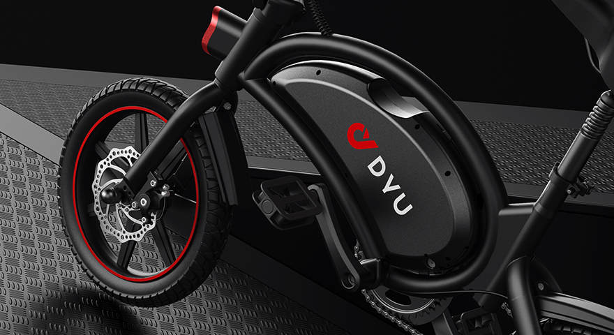 DYU D3F 14 Inch Mini Folding Electric Bike image 6