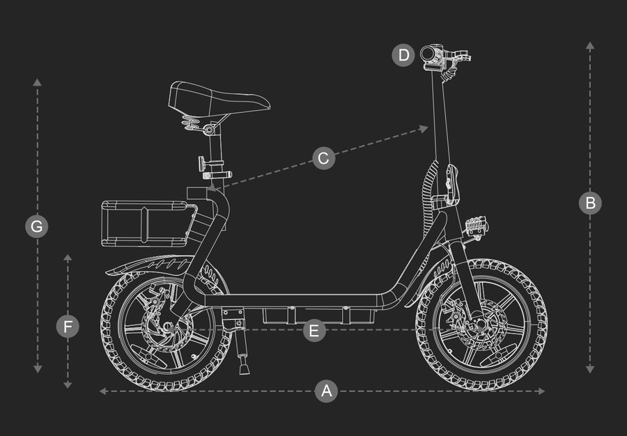 DYU C4 14 inch Foldable E-Bike image 1