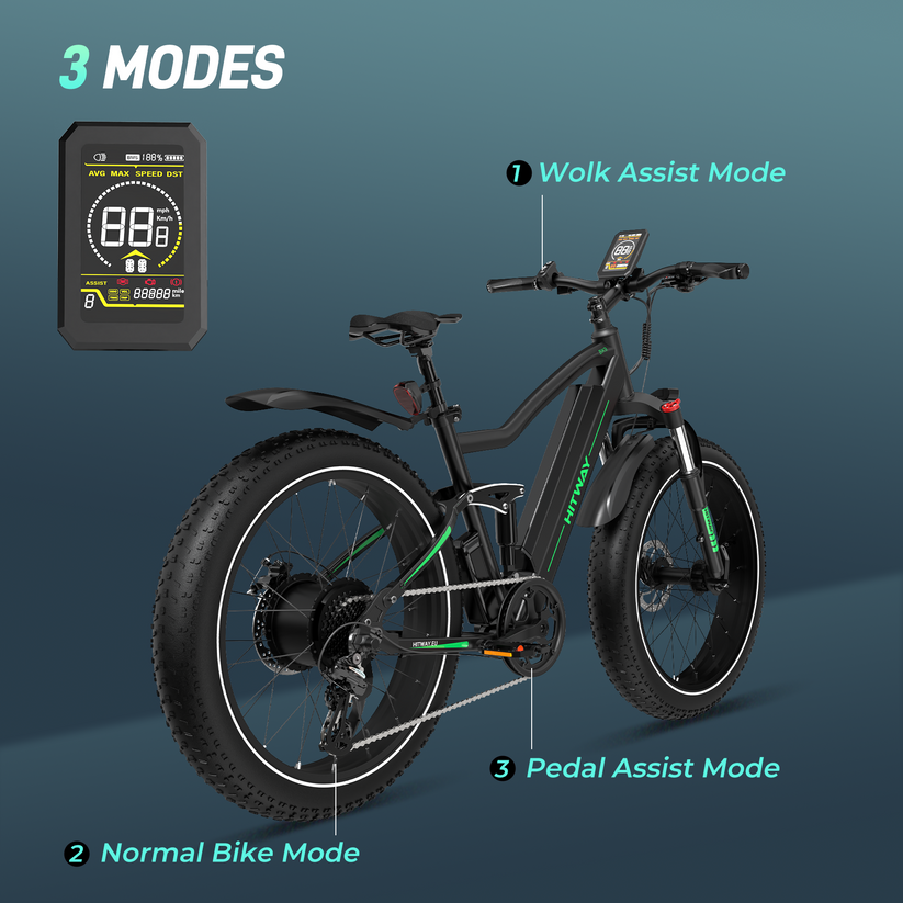 HITWAY BK9S Electric Bike with APP