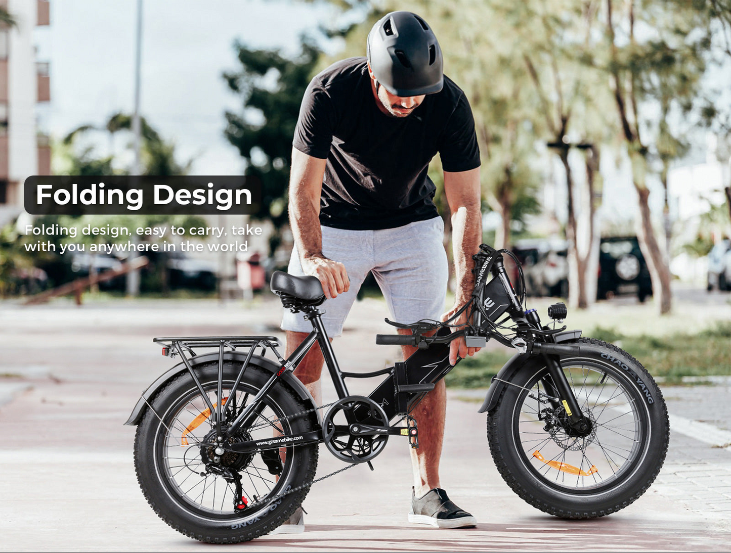 Samebike LOTDM200-II 250W Step-through Folding Bike