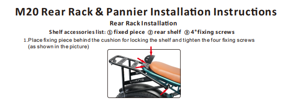 M20 Rear Rack