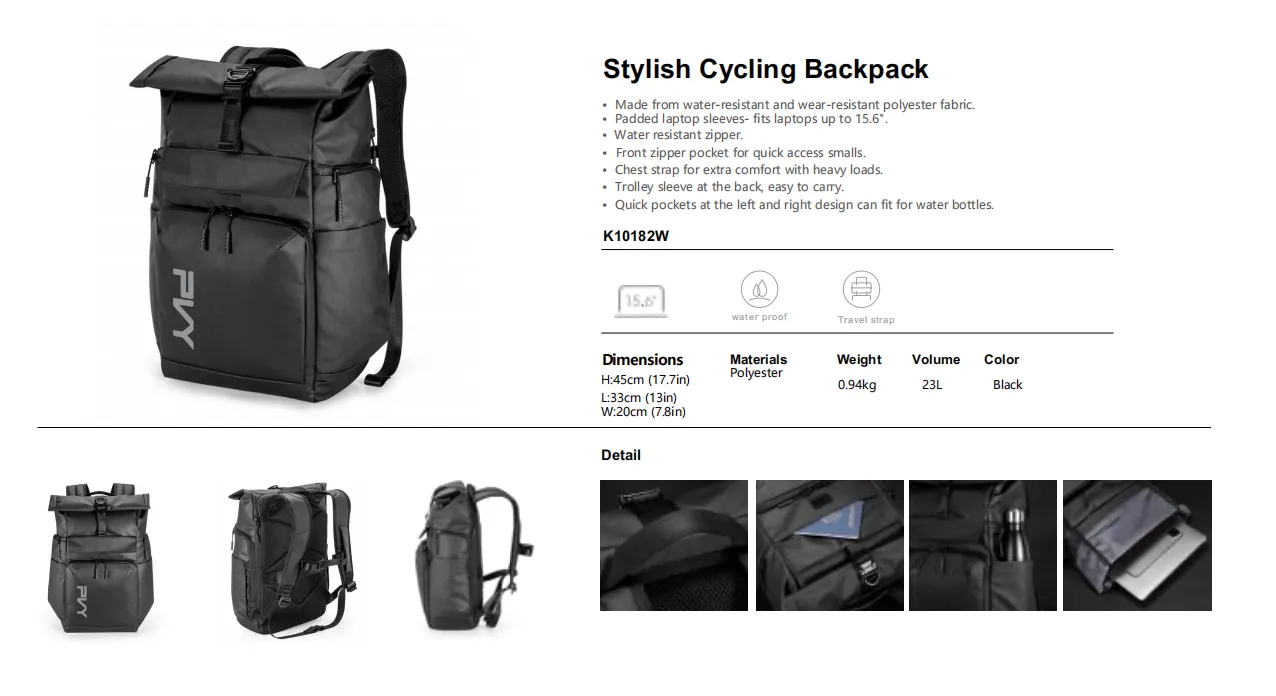 PVY Stylish Cycling Backpack