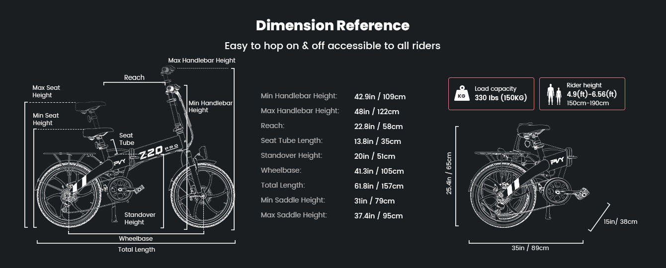 Pre Order-PVY Z20 Pro Folding E-bike