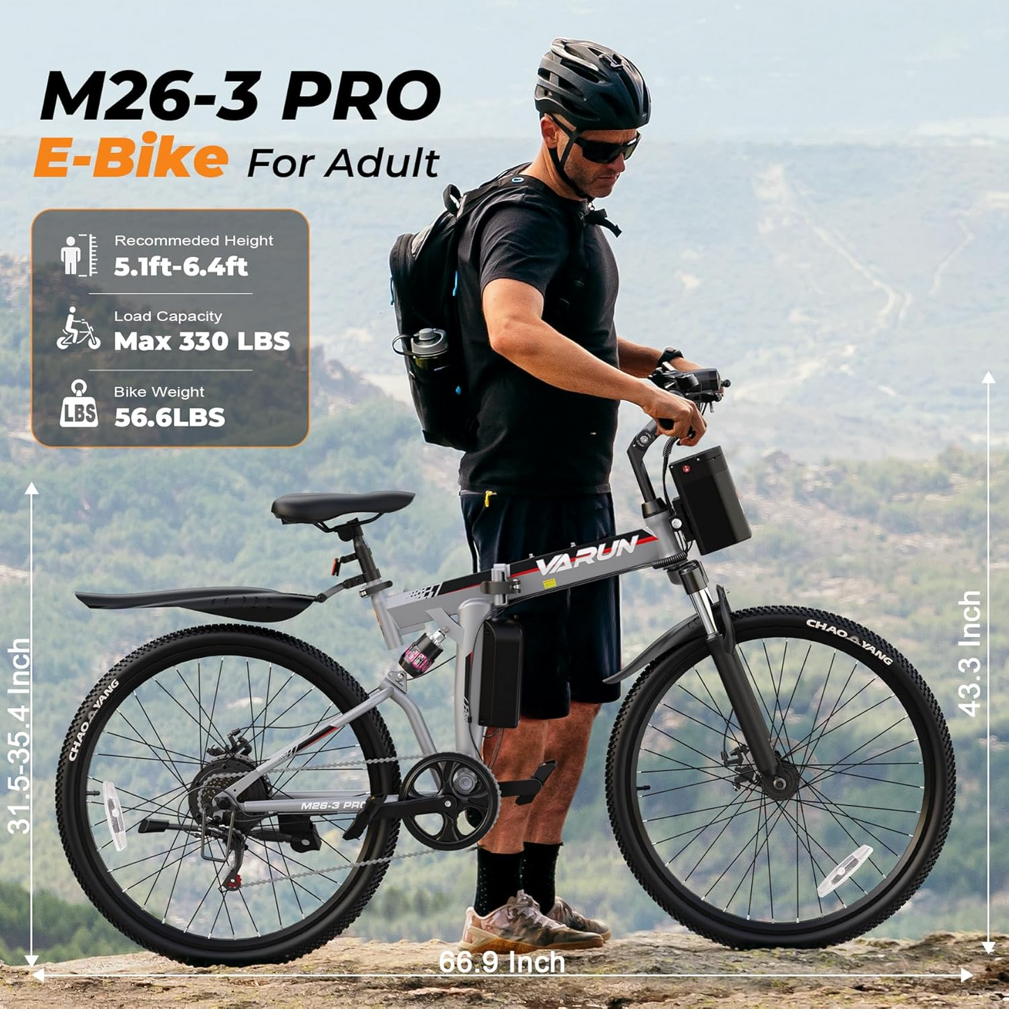 Varun M26-3 Foldable Electric Bikes