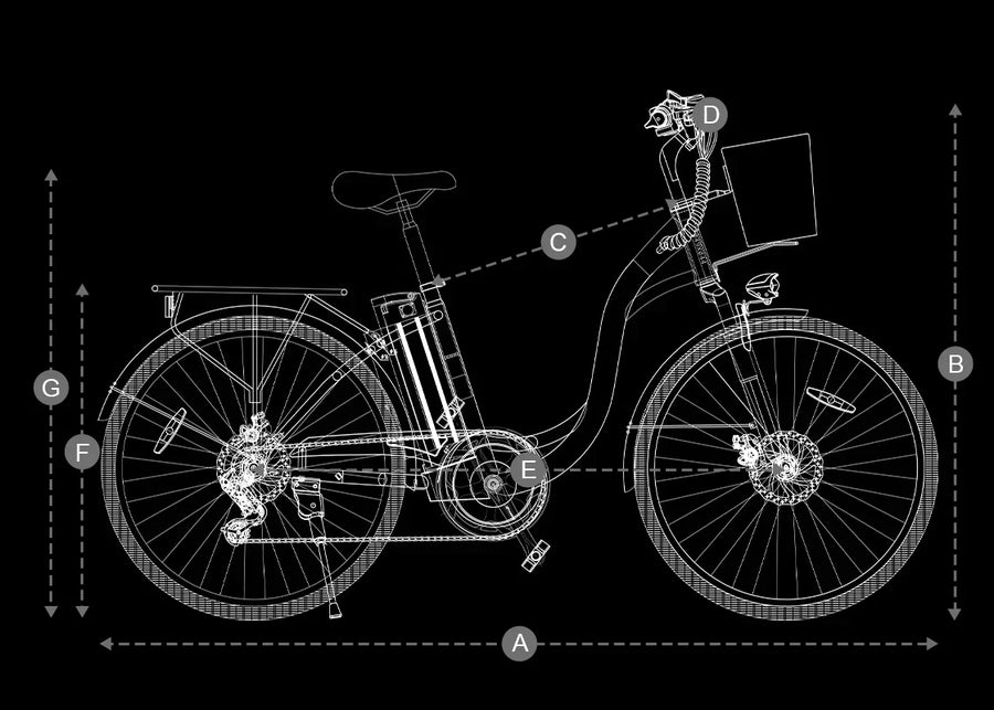 DYU C6 26 Inch City Electric Bike image 2
