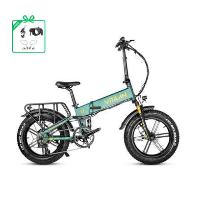 Vitilan I7 Pro Folding Full Suspension Electric Bike
