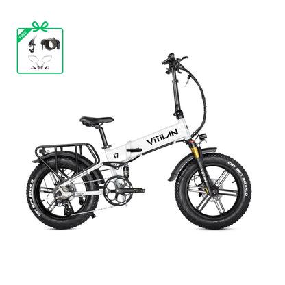 Vitilan I7 Pro Folding Full Suspension Electric Bike