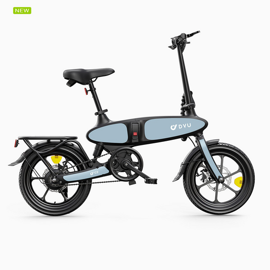 DYU C2 16 Inch Full Folding Electric Bike image 0