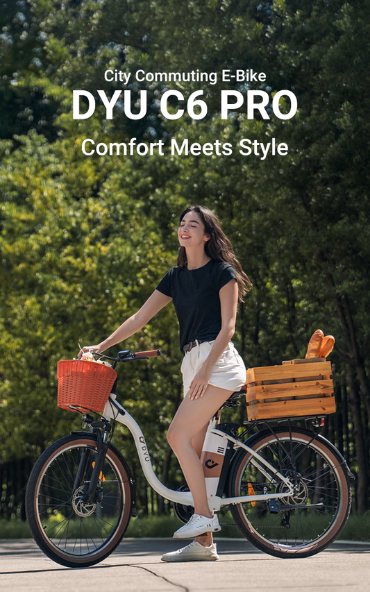 DYU C6 Pro 26 Inch City Electric Bike Available on the Cycle to Work Scheme