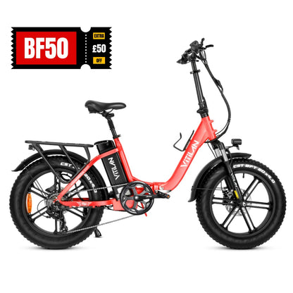 Vitilan U7 Step-thru Foldable Fat Tire Electric Bike