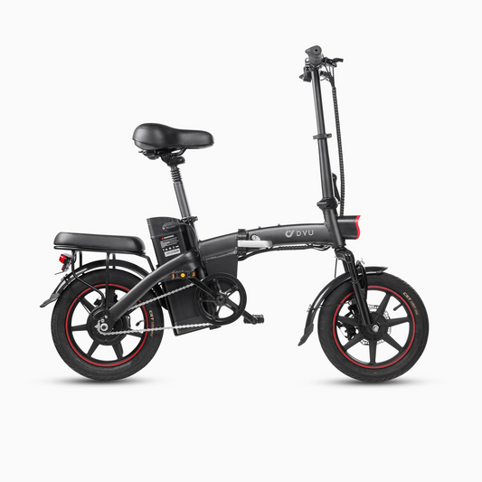 DYU A5 14 Inch Full Foldable Electric Bike image 0