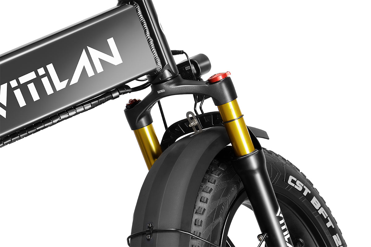 Vitilan I7 Pro Folding Full Suspension Electric Bike image 12