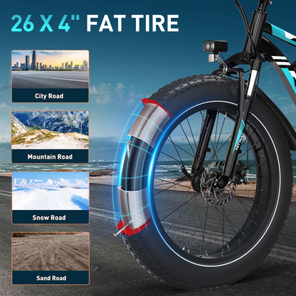 HITWAY BK15 4.0 Fat Tire Electric Bike