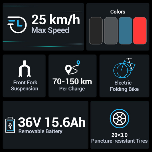 HITWAY BK6S L1 Folding Electric Bike