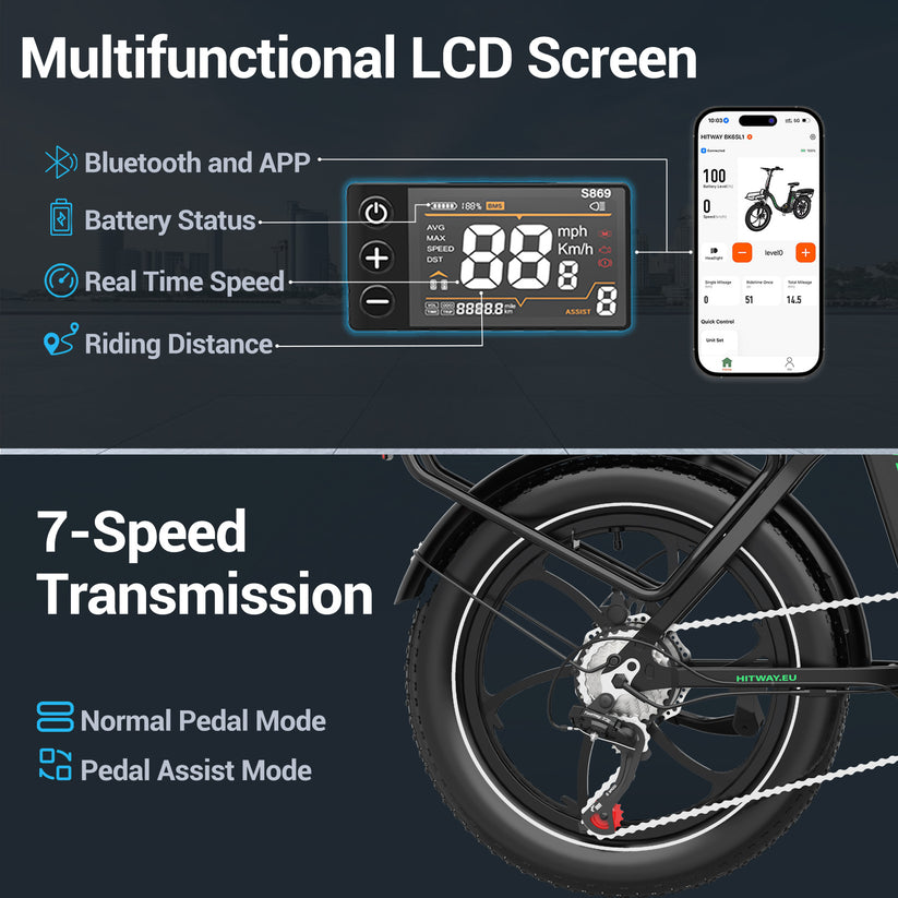 HITWAY BK6S L1 Folding Electric Bike