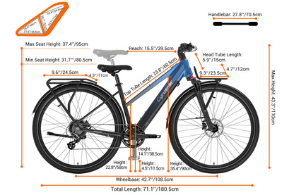 Cyrusher Asuka Trekking E-Bike