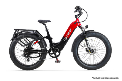 Cyrusher Roam Step-Thru Full Suspension E-Bike