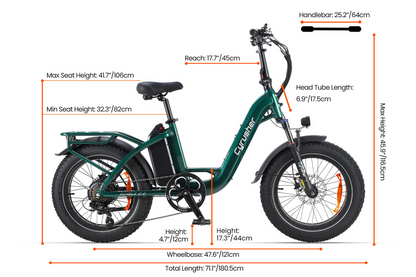Cyrusher Rumble 2.0 Step-through Electric Bike