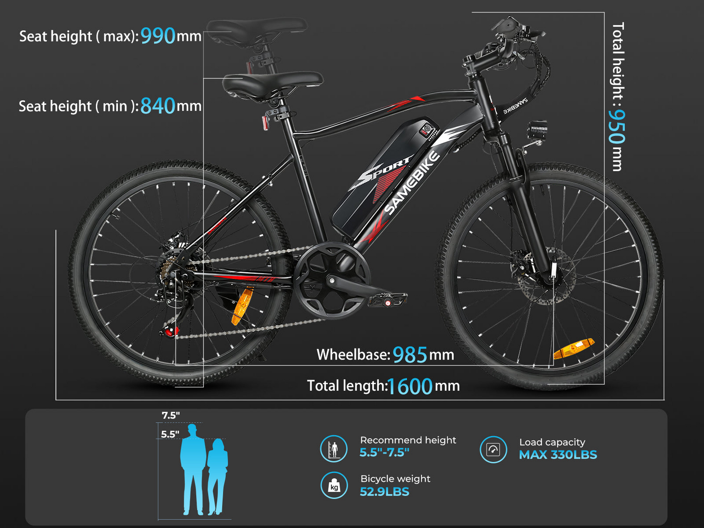 EBE2 Mountain Ebike With Torque-Sensor