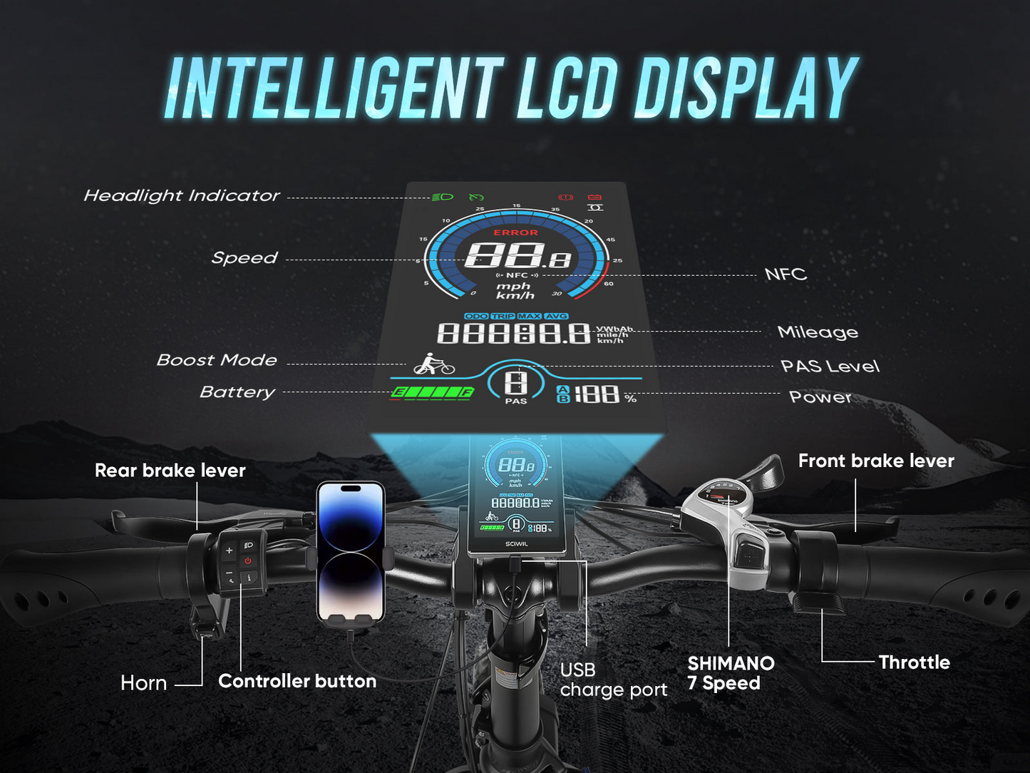 Samebike LOTDM200-II 250W Step-through Folding Bike