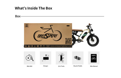 Onesport W66 Moped E-Bike