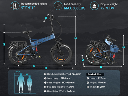 Samebike RS-A02 Pro Fat Tire Off Road Ebike