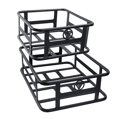 VITILAN Large Basket Front and Rear Hanging Bike Basket Bicycle Bag Cargo Rack for U7