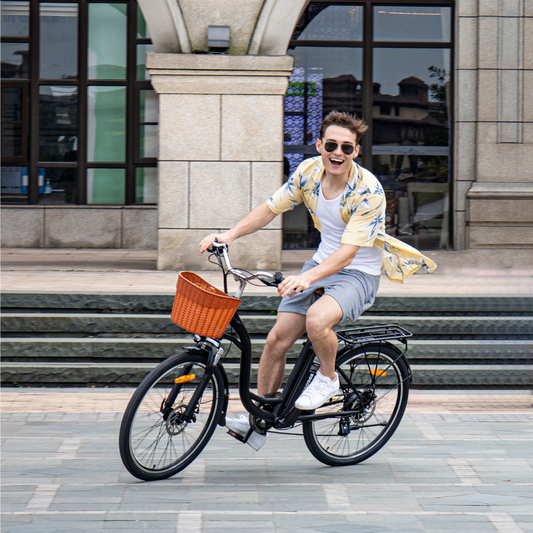 DYU C6 26 Inch City Electric Bike image 0