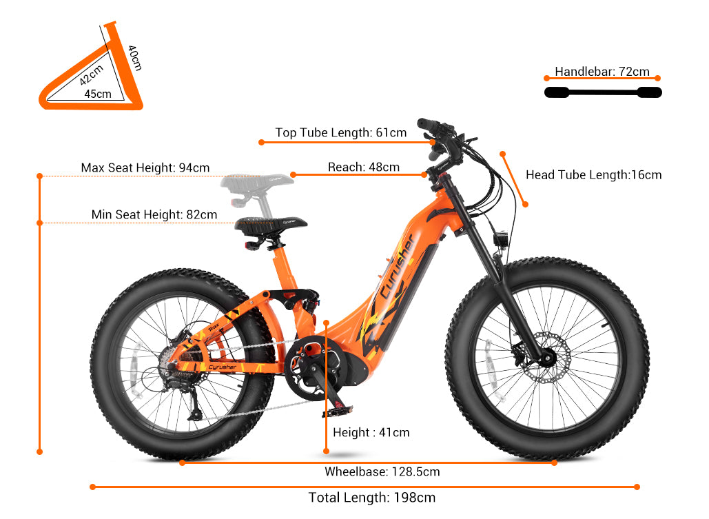 Cyrusher Trax Step-through All-terrain Ebike